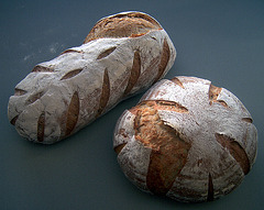Pane Francese 3 and 4 (Whole-Wheat Spelt and Kamut)