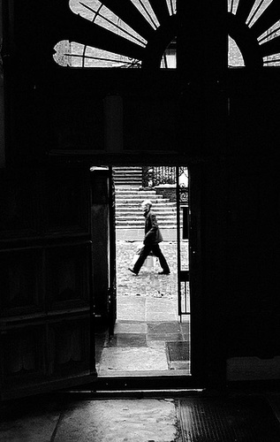 Man through Door 1