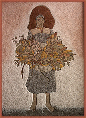 La marchande de fleurs, œuvre de Josie Balzamont