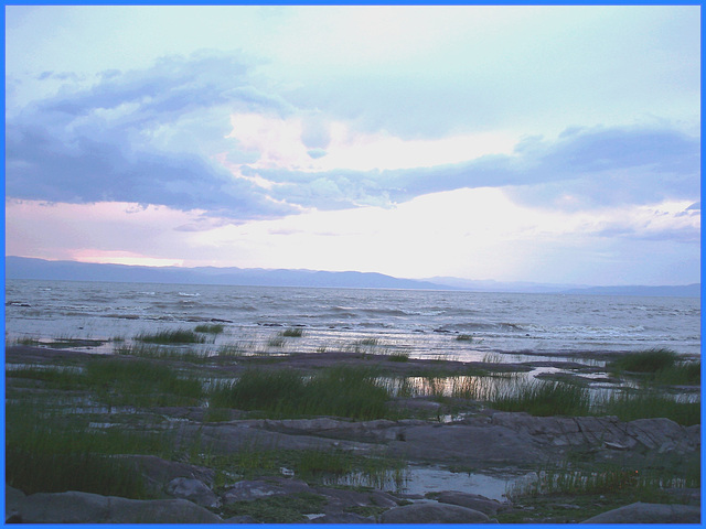 Coucher de soleil / Sunset - St-Jean-Port-Joli - Qc, CANADA. 21 juillet 2005.