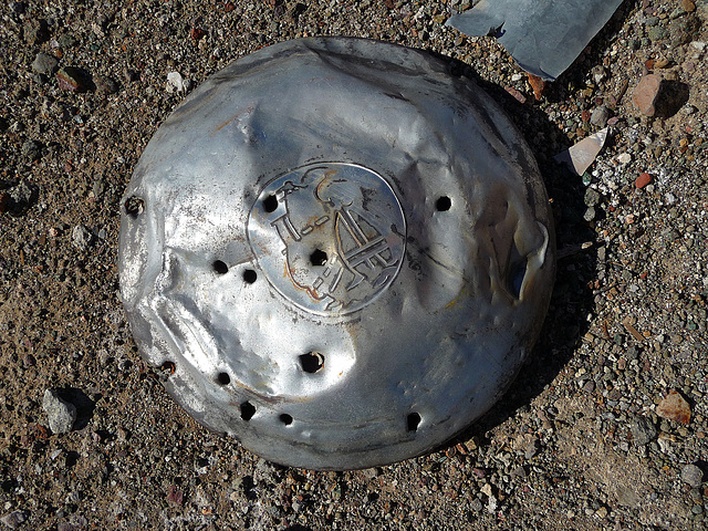 Hubcap at Mill Site in Chuckawalla Canyon (2271)