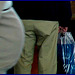Big potbelly and mature bum -  Grosse bédaine et fesses mature - PET  Montreal airport / 18 octobre 2008