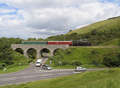 Approaching Corfe Castle