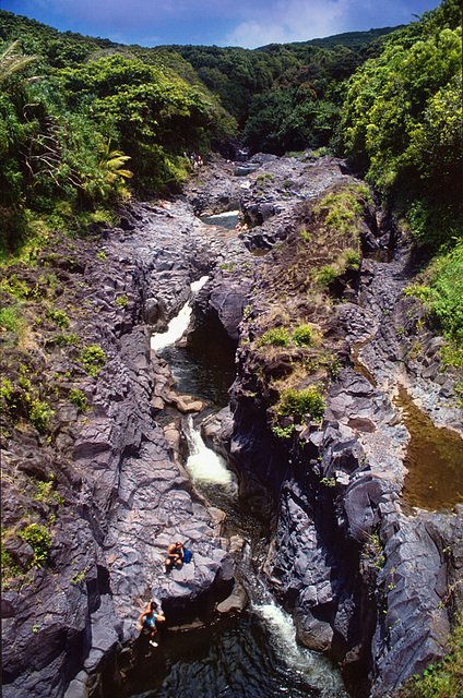 bathing in the lava gap