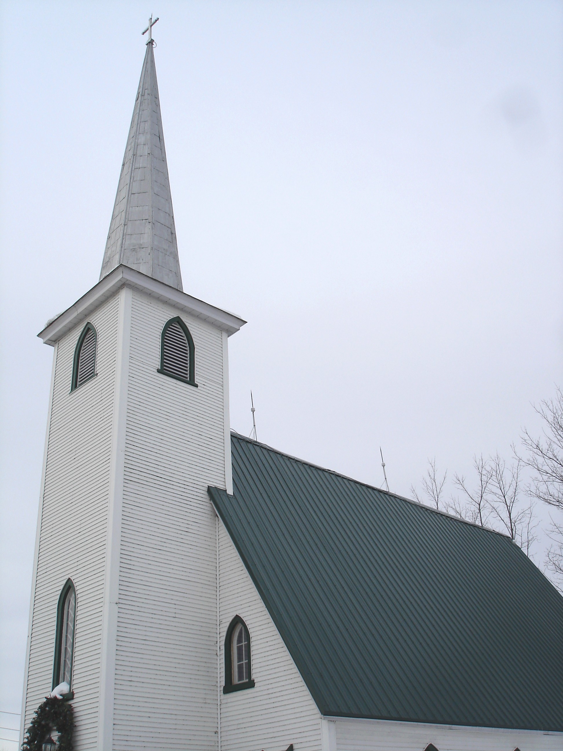 Église St-Augustin de Cantorbery- Austin. Québec- CANADA /   7 février 2009