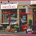Boutique de fleurs Interflora / Interflora store  -  Helsingborg / Suède - Sweden.  22 octobre 2008-  Postérisée avec cadre rouge