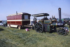 Traction Engine and Caravan