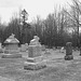 Immaculate heart of Mary cemetery - Churubusco. NY. USA.  March  29th 2009 -   O ' Brien.....N & B