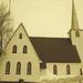 Église St-Augustin de Cantorbery- Austin. Québec- CANADA /   7 février 2009- Sepia