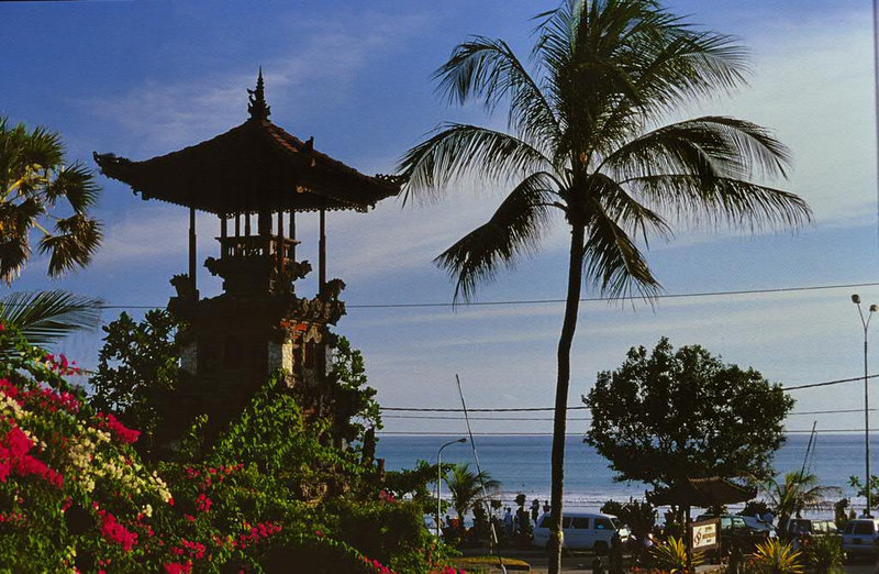 Pavillion at Pura Tanah Lot in Legian