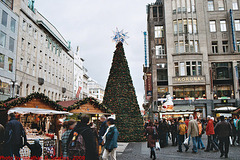 Christmas Market in Vaclavske Namesti, Prague, CZ, 2008