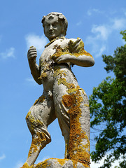 Pan without his Pipes in the Hever Castle Rose Garden
