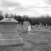 Immaculate heart of Mary cemetery - Churubusco. NY. USA.  March  29th 2009- Gagnier et Nichols.  N & B