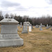 Immaculate heart of Mary cemetery - Churubusco. NY. USA.  March  29th 2009  Gagnier et Nichols