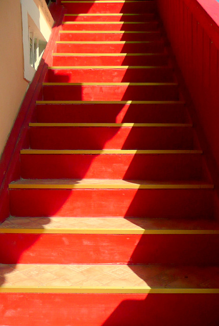 Rote Treppe