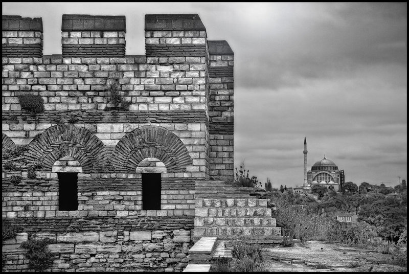 Byzantine city wall of Istanbul