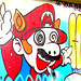 Pont et graffitis " Mario Bros " bridge graffitis  /  Ängelholm - Sweden / Suède - 23 octobre 2008