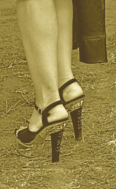 Mariage et Talons Hauts /  Wedding heels - February 2009 - Ipernity friend's gift - Sepia