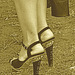 Mariage et Talons Hauts /  Wedding heels - February 2009 - Ipernity friend's gift - Sepia