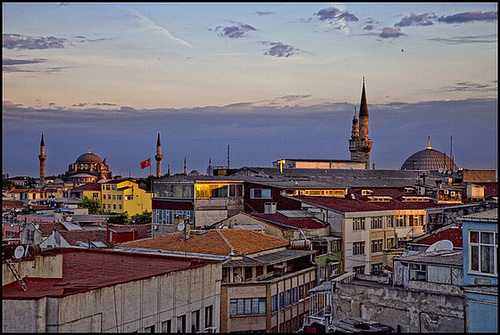 morning roofs