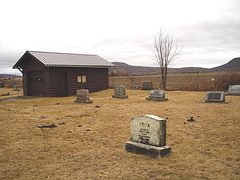 Mountain view cemetery. Saranac lake area.  NY. USA . March 29th 2009-  Smith in memoriam.