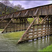 the old wooden bridge