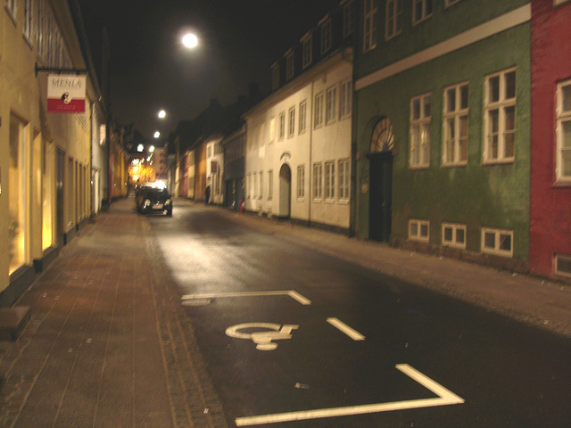 La vie nocturne à Helsingor by the night  /  Danemark.