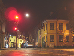 La vie nocture à Helsingor by the night  /  Danemark. - Octobre 2008