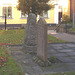 Laholms kirka ( Church & cemetery) - Église et cimetière /   Laholm -  Sweden / Suède.  25 octobre 2008- Originale éclaicie