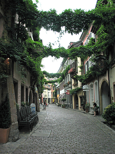 Gasse in Freiburg
