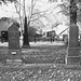 Laholms kirka ( Church & cemetery) - Église et cimetière /   Laholm -  Sweden / Suède.  25 octobre 2008 -  N & B