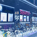 Graffitis Cykler et vélos / Cykler graffitis and bikes -  Copenhague  /   20-10-2008- Photofiltrée en négatif.