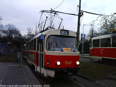 DPP #7047 and #7065 at Kralovsky Letohradek, Prague, CZ, 2009