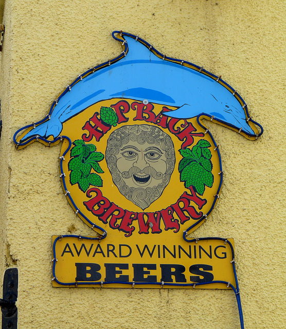 Hopback Brewery sign