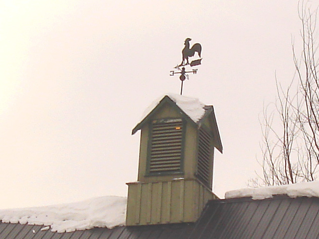 Girouette Austinoise - Weathercock -  Austin- QC. CANADA -  7 février 2009