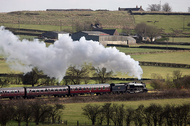 Approaching Ipstones