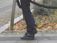 Young swedish blond on flats - Båstad train station -  Sweden / Suède 21-10-2008