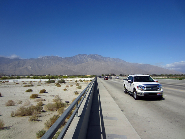 Mt San Jacinto from the Ramon Bridge (2132)