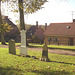 Laholms kirka ( Church & cemetery) - Église et cimetière /   Laholm -  Sweden / Suède.  25 octobre 2008