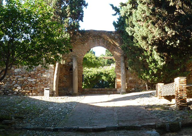 Inside the Alcazaba