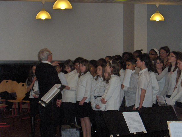 Concert Ancoeur-Couperin au collège de Savigny le Temple le 12/02/09