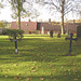 Cimetière de Laholm en Suède /  Laholm's cemetery in Sweden.  25 octobre 2008