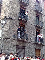 Balcones para las cámaras.