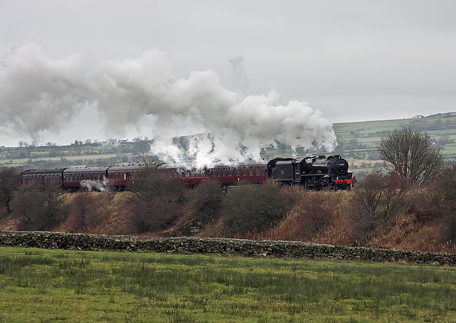 Black Five above Winkhill