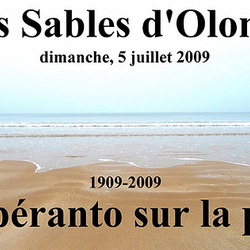 Les Sables 2009 — L'espéranto sur la plage