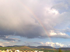 Arco iris en Mutilva Alta.