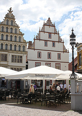 alte Wohnhäuser am Markt