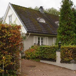 Coquette maison suédoise / Stylish swedish house -  Båstad  /  Suède - Sweden.  21-10-08