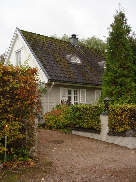 Coquette maison suédoise / Stylish swedish house -  Båstad  /  Suède - Sweden.  21-10-08