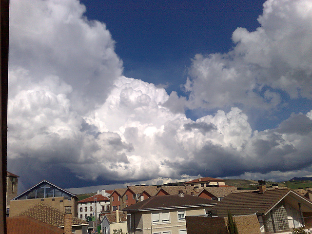 Nubes de tormenta.